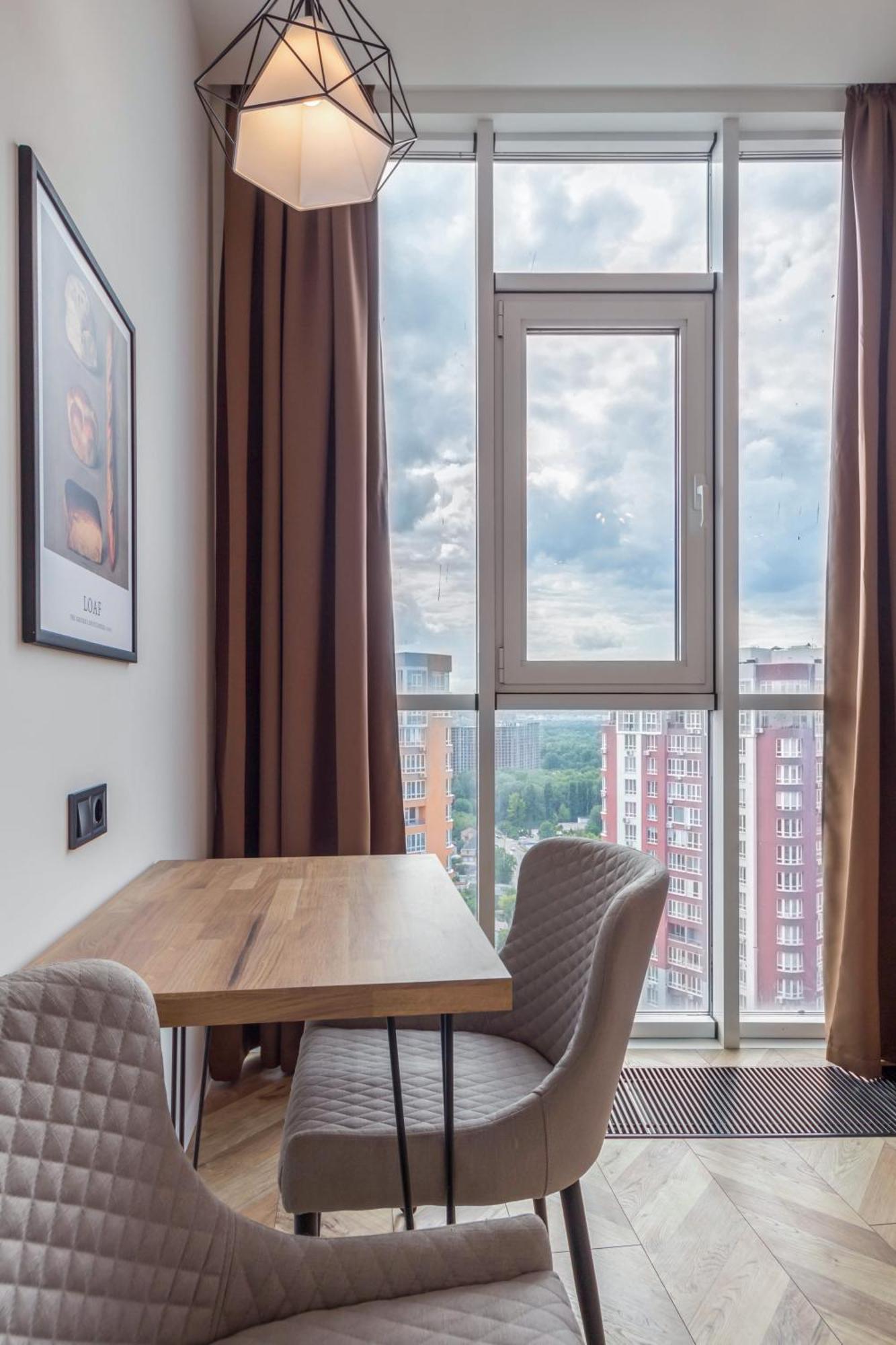 Design Apartments With Panoramic View Kiev Eksteriør bilde