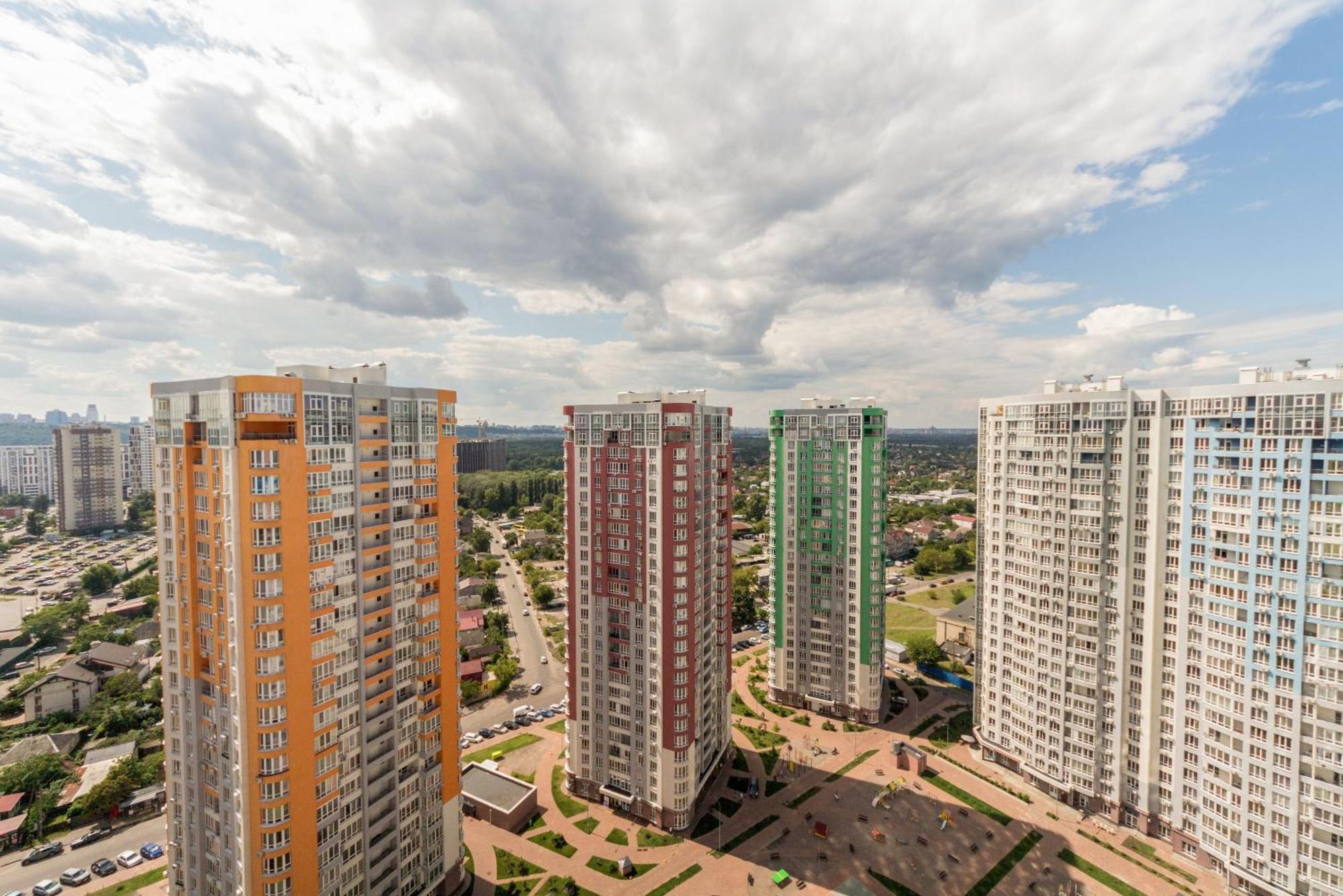 Design Apartments With Panoramic View Kiev Eksteriør bilde